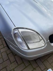 Mercedes Headlamp refurbishment