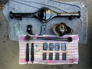 Rita the Rover rear axle refitting