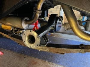 Rita the Rover rear axle refitting