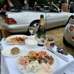 Drive out to Burghley House and picnic