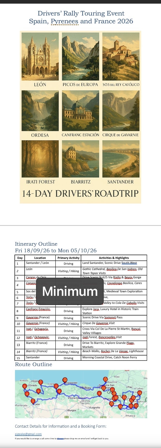 Drivers Rally Touring Event