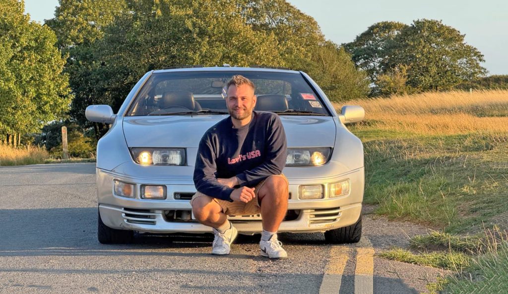 Charlie with his Nissan 300ZX