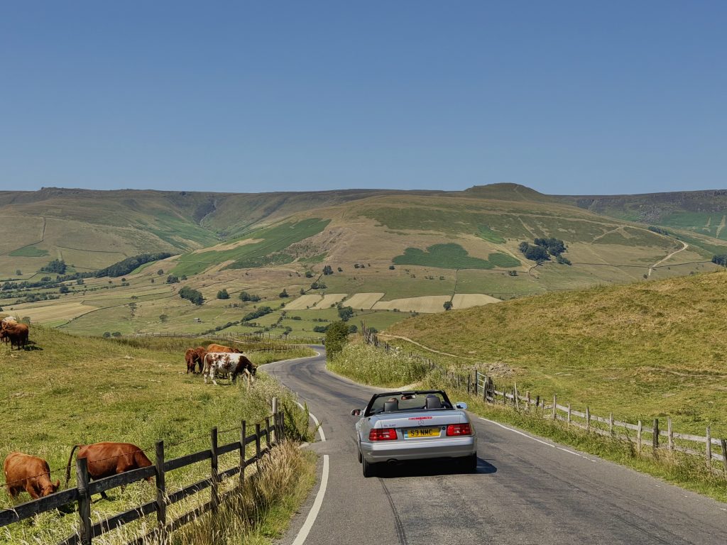 Mercedes in Peak District